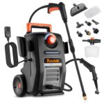 Lavadora a Presión y Limpiador a Vapor This Hill YLQ5900K-140 2 en 1 3000 PSI 2 GPM 1500W Negro