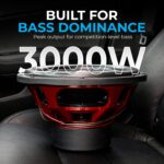 Subwoofer American Bass Hawk HAWK-15D4_RL 15 pulgadas 3000 W máx 1500 W RMS bobina de voz 3 pulgadas imán 200 onzas cana