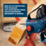 Sierra de Podar Inalámbrica Bosch GKE18V-20N 18V 8 Pulgadas Motor Sin Escobillas Herramienta Desnuda