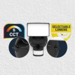 Reflector de Seguridad LED Cooper Lighting Solutions HALO Next Gen SEC3HSHWMBLK 3 Cabezales 3500 Lúmenes Paquete de 2 Co