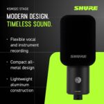 Shure KSM32C Stage Kit Micrófono de condensador cardioide – Cápsula de precisión de ¾ pulgadas, excelencia de baja frecu
