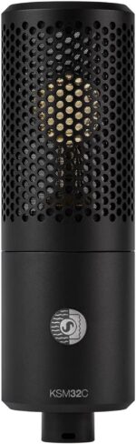 Shure KSM32C Studio Kit Micrófono de condensador cardioide – Cápsula de precisión de ¾ pulgadas, excelencia de baja frec