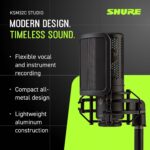 Shure KSM32C Studio Kit Micrófono de condensador cardioide – Cápsula de precisión de ¾ pulgadas, excelencia de baja frec