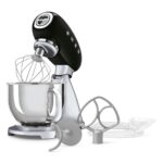 SMEG SMF04 - Batidora de pie Classico de 5 cuartos con arranque suave y mezcla constante, motor de 600 W, 10 velocidades