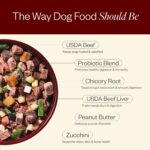 Alimento para Perros Maev Carne de Res Congelada Grado Humano Paquete de 2 Bolsas de 5 Libras Sin Granos