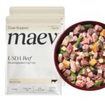 Alimento Crudo Congelado para Perro Maev Sabor Vacuno Fórmula Piel y Pelaje Paquete de 2 Bolsas de 5 Libras