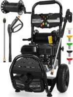 Lavadora a Presión de Gas Steupoek SOO09 4200 PSI 4.0 GPM Motor 212cc Manguera 32 Pies 5 Boquillas