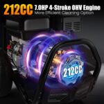 Lavadora a Presión de Gas Steupoek SOO09 4200 PSI 4.0 GPM Motor 212cc Manguera 32 Pies 5 Boquillas