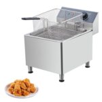 Freidora eléctrica de 11 litros con alta potencia de 1700 W y tubo de calefacción de acero inoxidable 304 - Control prec