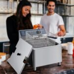 Freidora eléctrica de 11 litros con alta potencia de 1700 W y tubo de calefacción de acero inoxidable 304 - Control prec