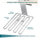 Freidora eléctrica de 11 litros con alta potencia de 1700 W y tubo de calefacción de acero inoxidable 304 - Control prec
