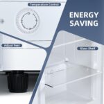 Antarctic Star Congelador vertical de 6.0 pies cúbicos, congelador compacto con control de 7 temperaturas, estantes de v