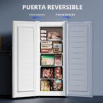 Antarctic Star Congelador vertical de 6.0 pies cúbicos, congelador compacto con control de 7 temperaturas, estantes de v