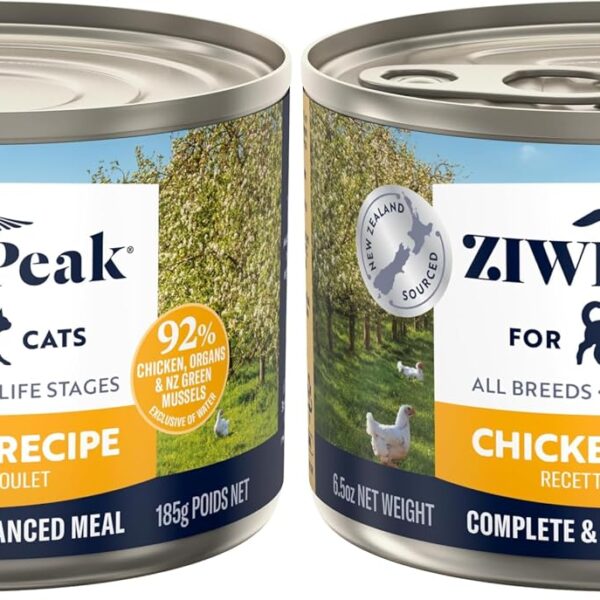 Alimento Húmedo para Gatos ZIWI Peak Sabor Pollo Sin Granos Lata 6.5 Onzas Paquete de 24