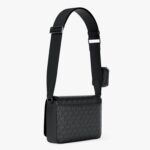 Bolso Cruzado Michael Kors Hudson Mini Flap con Bolsa Desmontable Negro