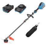Recortadora de Malezas SENIX X6 A03400321 60V 16 Pulgadas Cabezal de Fibra de Carbono Azul
