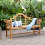 Banco de Jardín Cambridge Casual Lutyens Madera de Teca 5 Pies Color Teca Natural