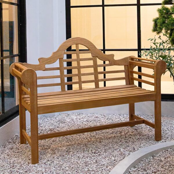 Banco de Jardín Cambridge Casual Lutyens Madera de Teca 4 pies 2 Asientos