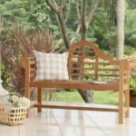 Banco de Jardín Cambridge Casual Lutyens Madera de Teca 4 pies 2 Asientos