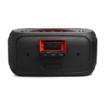 Altavoz Portátil para Fiestas JBL PartyBox On-The-Go 2 con Micrófono Inalámbrico Luces LED 100 Watts Negro a Prueba de S