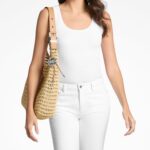 Bolso Michael Kors Nolita Hobo Grande Polipropileno Ganchillo Natural
