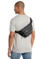Riñonera de viaje Brooklyn Michael Kors 33S6LBNY1O-001 Herrajes plateados Nylon Negro Talla Medium