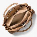 Bolso Michael Kors Hamilton Moderne Grande Mujer Poliuretano Color Maní
