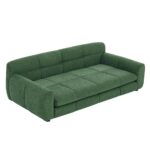 Cama para Perros KEIKI HT02562 Sofá Elevado Grande Tela de Lino Verde 51x28x17.5 pulgadas