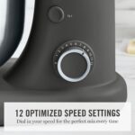 Martha Stewart Batidora de pie de 5.3 cuartos de galón, mezclador eléctrico de cocina de 12 velocidades con cuenco de ac