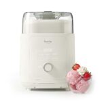 Martha Stewart Máquina de helados de 1 cuarto de galón, compresor integrado, no requiere precongelación, 3 modos (helado