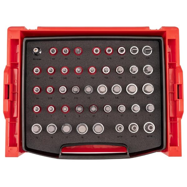 Juego de Dados de Broca TEKTON SHB92701 44 Piezas 1/2 Pulgada