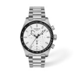 Reloj Tissot PR516 Cronógrafo Cuarzo Suizo Caja Acero Inoxidable Esfera Blanca T1494171101100
