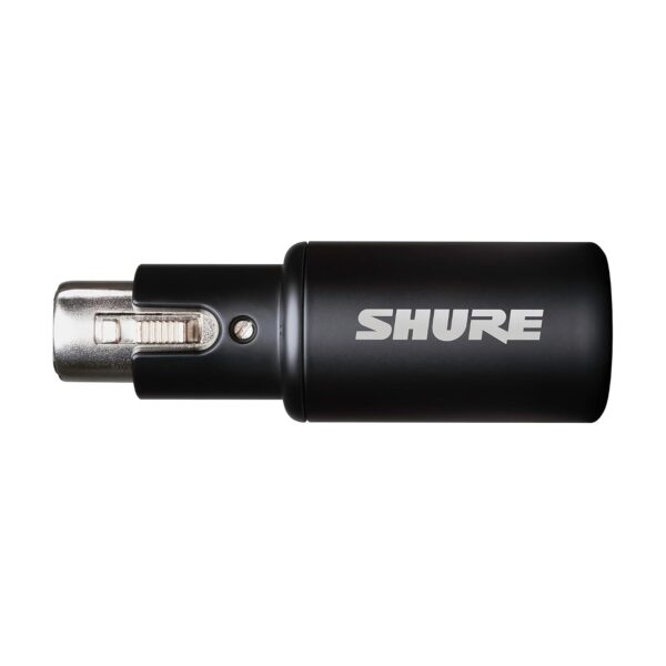 Shure MVX2U Gen 2 XLR a USB-C Interfaz de audio digital, certificado Apple MFi, configuración portátil para procesamient
