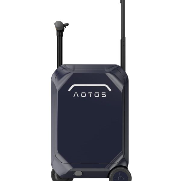 Maleta de Mano Eléctrica AOTOS SUCA 22 x 14 x 9 Pulgadas Carcasa Rígida ABS Bloqueo TSA Ruedas de Patín en Línea