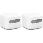 Amazon Smart Air Quality Monitor, Conoce la calidad del aire, Compatible con Alexa, (paquete de 2)