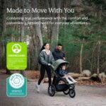 Cochecito para Correr UPPAbaby Ridge V2 James Modelo 1403-RDG-NA-JMS con Neumáticos Sin Ruptura