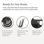 Cochecito para Correr UPPAbaby Ridge V2 James Modelo 1403-RDG-NA-JMS con Neumáticos Sin Ruptura