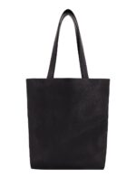 Bolsa de mano Vince Lassen Slim Tote Pebble Modelo 29VM046 Cuero Negro Correa de Hombro Cierre de Cremallera para Hombre