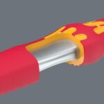 8100 SA VDE 1 Zyklop Juego de trinquetes, aislado, palanca de marcha atrás, unidad de 1/4", métrico, 22 piezas