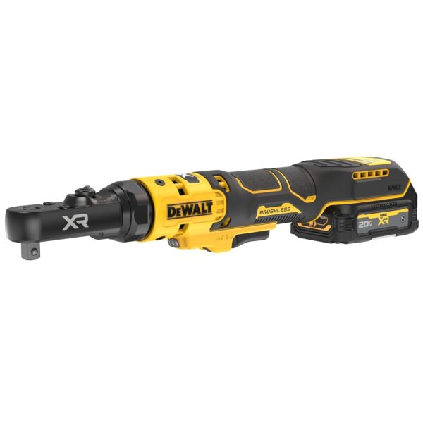 DEWALT 20V MAX* XR Brushless 1/4 in. & 3/8 in. Sealed Head Ratchet Kit (DCF520GE1)