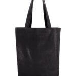 Bolsa de transporte Vince Ventura para hombre nailon negro con correa de hombro