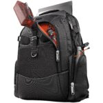 Mochila EVERKI Business 120 Pro 2 para Laptop 18.4 Pulgadas 40 Litros Negro con Cubierta de Lluvia y Bolsillo RFID