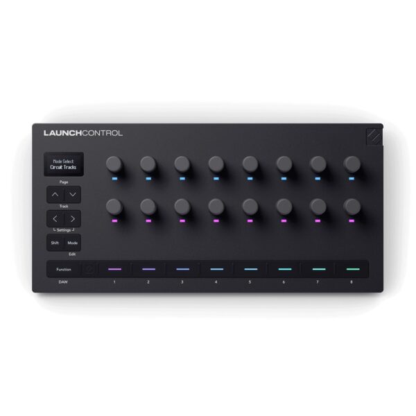 Novation Launch Control 3: superficie de control MIDI alimentada por USB para integración DAW y hardware con 16 codifica