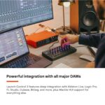 Novation Launch Control 3: superficie de control MIDI alimentada por USB para integración DAW y hardware con 16 codifica