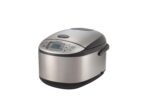 Zojirushi NS-TPC18XT Micom - Olla arrocera y calentador (con antiadherente sin PFAS), 10 tazas, marrón inoxidable