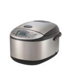 Zojirushi NS-TPC18XT Micom - Olla arrocera y calentador (con antiadherente sin PFAS), 10 tazas, marrón inoxidable