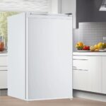 MilleLoom Mini refrigerador de 4.3 pies cúbicos con congelador, refrigerador compacto de una sola puerta para dormitorio