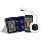 Monitor Inteligente para Bebés Nanit con Soporte de Piso Pantalla 8 Pulgadas Video HD 1080p Blanco