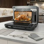 Whynter Horno combinado 10 en 1 multifunción de vapor, freidora de aire, asar, hornear, yogur, deshidratador, edición 20