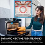 Whynter Horno combinado 10 en 1 multifunción de vapor, freidora de aire, asar, hornear, yogur, deshidratador, edición 20